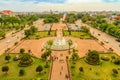 View from Patuxai, Gate of Triumph on Patuxai Park, Vientiane, Laos