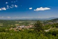 View on Pazin and the valley Royalty Free Stock Photo