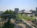 View of the Peabody Park/ Riverfront Park from Junction bridge. Royalty Free Stock Photo