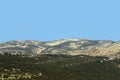 View of the peak of Ahir Mountain in Kahramanmaras province, Turkey