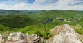 View from peak Sivec, Slovakia near Kosice Royalty Free Stock Photo