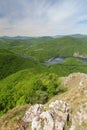 View from peak Sivec, Slovakia near Kosice Royalty Free Stock Photo