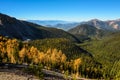 Pedley Pass Landscape in Fall Royalty Free Stock Photo