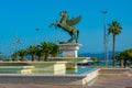 View of Pegasus Statue at Corinth, Greece