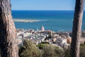 Pegli, Genoa, Italy from the park of Villa Pallavicini Royalty Free Stock Photo