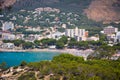 View of Peguera and Cala Fornells from the side of Santa Ponsa