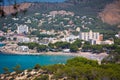 View of Peguera and Cala Fornells from the side of Santa Ponsa