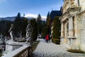 View from Peles Castle Royalty Free Stock Photo