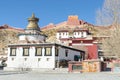 Pelkor Chode or Palcho monastery and Gyantse Kumbum Royalty Free Stock Photo