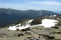 View from the Penalara mountain, the highest peak in the mountain range of Guadarrama near Madrid, Spain