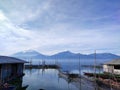 The view of Pening Lake, Ambarawa