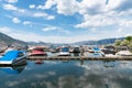 View of the Penticton Marina and Yacht Club on Okanagan Lake