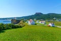 View of the Perce village Royalty Free Stock Photo