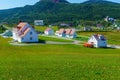 View of the Perce village Royalty Free Stock Photo