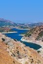 View from Pergamon to the lake - Turkey Royalty Free Stock Photo