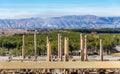 View on Persepolis from the Tomb of Artaxerxes III Royalty Free Stock Photo