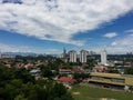View of Petaling Jaya suburb with KL city centre in the background