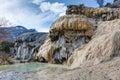 Petrifying fountain of Reotier - Hautes-Alpes Royalty Free Stock Photo