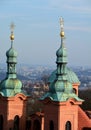 View from Petrin tower in Prague, Czech Republic