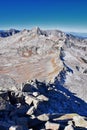 View of Pfeifferhorn peak and Lone Peak Wilderness mountain landscape from White Baldy and Pfeifferhorn trail, towards Salt Lake V Royalty Free Stock Photo