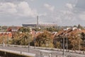 View of the PGE Polish National Stadium in Warsaw on a warm summer day