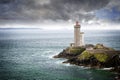 View of the Phare du Petit Minou in Plouzane, Brittany, France Royalty Free Stock Photo