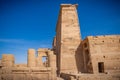 View of Philae Temple Island - Aswan Egypt Royalty Free Stock Photo