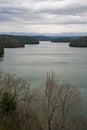 View of Philpott Lake on a Cloudy Day