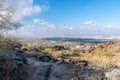 View of the Phoenix metro area from the Mormon Trail - South Mountain Park Arizona