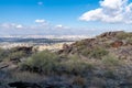 View of the Phoenix metro area from the Mormon Trail - South Mountain Park Arizona