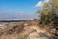 View of the Phoenix metro area from the Mormon Trail - South Mountain Park Arizona