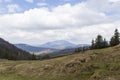 Piatra Craiului mountain from Carpati mountains Royalty Free Stock Photo