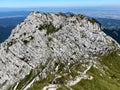 The view of Piatra Craiului Ridge Royalty Free Stock Photo