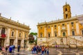 View of Piazza del Campidoglio Rome Italy