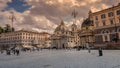 View of Piazza del Popolo, Rome, Italy Royalty Free Stock Photo