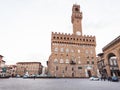 View of Piazza della Signoria with Palazzo Vecchio Royalty Free Stock Photo