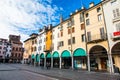 View of Piazza delle Erbe, Mantua, Italy Royalty Free Stock Photo