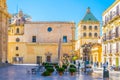 View of the Piazza Loggia in Marsala, Sicily, Italy