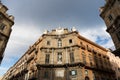 A view of the Piazza Quattro Canti in Palermo . Sicily Royalty Free Stock Photo