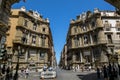 A view of the Piazza Quattro Canti in Palermo . Sicily Royalty Free Stock Photo