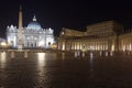 View of Piazza San Pietro Rome Royalty Free Stock Photo