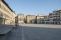 View of Piazza Santa Croce in Florence