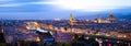 View from Piazzale Michelangelo in Florence. Royalty Free Stock Photo