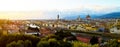 View from Piazzale Michelangelo in Florence. Royalty Free Stock Photo