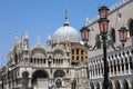 St. Marks Basilica and the Doges Palace in Venice Royalty Free Stock Photo