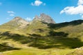 View of the Pic du Midi d`Ossau in the French Pyrenees Royalty Free Stock Photo