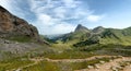 View of the Pic du Midi d`Ossau in the French Pyrenees Royalty Free Stock Photo