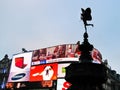 View of Piccadilly Circus in London, UK.