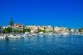 View of the picturesque coastal town of Ermioni, Peloponnese.