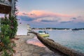 View of the picturesque coastal town of Porto Heli, Peloponnese.